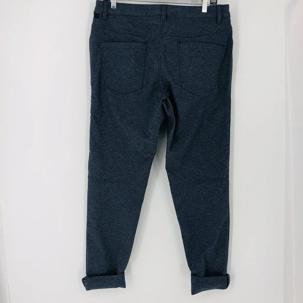 Lululemon Athletica Men's Gray Cotton Blend High-Rise Straight Leg Pants Size 32